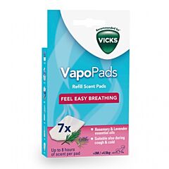 Vicks Comforting VapoPads 7 Tablettes Parfumées au Romarin & à la Lavande