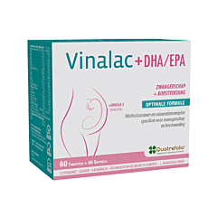 Vinalac +DHA/EPA 60 Comprimés + 60 Softgels Formule Améliorée