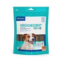 Virbac Veggiedent Hond - 5-10kg - 15 Kauwstrips