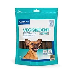 Virbac Veggiedent Hond - <5kg - 15 Kauwstrips