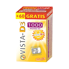 Vista-D3 1000 - PROMO 120+60 Comprimés Fondants OFFERTS