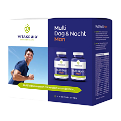 Vitakruid Multi Jour & Nuit Homme - 2x90 Comprimés