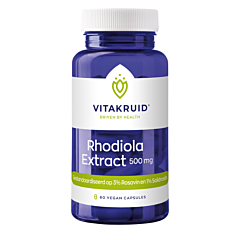 Vitakruid Rhodiola Extrait 500mg - 60 Gélules