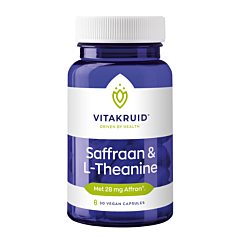 Vitakruid Saffraan & L-Theanine - 30 Capsules