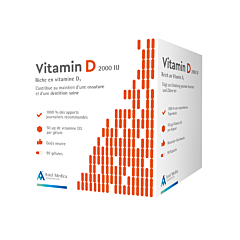 Astel Vitamine D 2000IU - 90 Capsules