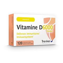 Vitamine D6000 Défenses Immunitaires 120 Comprimés