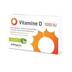 Metagenics Vitamine D 1000iu 84 Comprimés à Mâcher