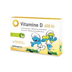 Metagenics Vitamine D 400iu Schtroumpfs 84 Comprimés à Mâcher