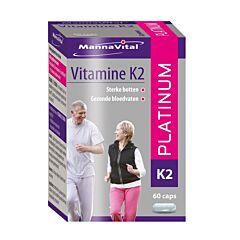 MannaVital Vitamine K2 Platinum 60 Gélules NF