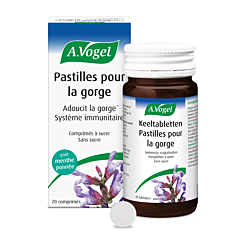 A. Vogel Pastilles Gorge Menthe Poivrée - 20 Pièces