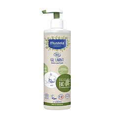 Mustela Bio Gel Lavant Corps & Cheveux Flacon Pompe 400ml