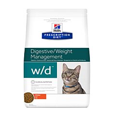 Hills Prescription Diet Digestive/ Weight Management W/D Kattenvoer Kip 5kg 