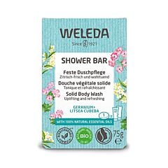 Weleda Shower Bar Geranium + Litsea Cubeba 75g