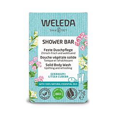 Weleda Shower Bar Geranium + Litsea Cubeba 75g