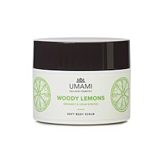 Umami Woody Lemons Gommage Doux Bergamote & Cèdre Pot 250ml