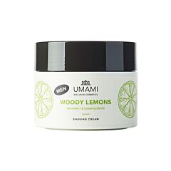 Umami Woody Lemons Scheercrème Bergamot & Ceder 250ml