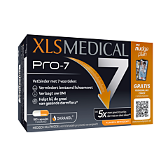 XLS Medical Pro-7 - GRATIS PERSOONLIJKE COACH + Afslankplan 180 capsules