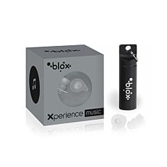 Blox Xperience Music Transparante Oordopjes 1 Paar + Aluminium Opbergdoosje