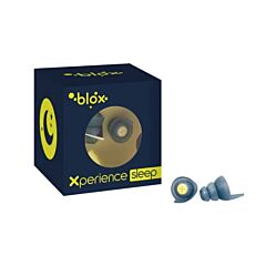 Blox Xperience Sleep Protections Auditives Anti-Bruit 1 Paire + Boîte de Rangement