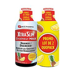 Forté Pharma Xtraslim Draineur Max Duopack 2x500ml