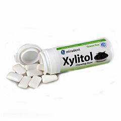 Miradent Xylitol Kauwgom Groene Thee 30 Stuks