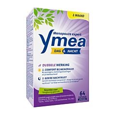 Ymea Dag & Nacht - Menopauze - Tegen opvliegers & nachtelijk zweten 64 Capsules