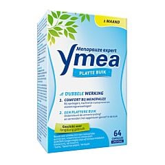 Ymea Platte Buik - Menopauze - Tegen Opvliegers & Opgeblazen Gevoel 64 Capsules