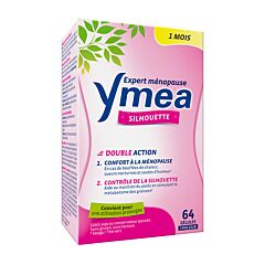 Ymea Silhouette - Ménopause - Bouffées de chaleur & poids sous contrôle - 64 Gélules