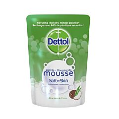 Dettol Zachte Antibacteriële Mousse Aloë Vera/ Coco Navulling 200ml