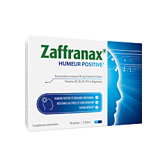 Zaffranax Humeur Positive - Émotionnel, Stress, Fatigue - 45 Gélules