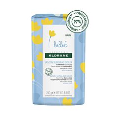 Klorane Bébé Milde Overvette Zeep Met Calendula 250g