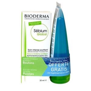 Bioderma Sébium Global Soin Intense Purifiant Tube 30ml + GRATUIT Bioderma Sébium Gel Moussant Tube 100ml