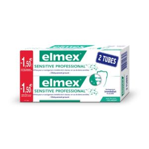 Elmex Sensitive Professional Dentifrice Tube 2x75ml PROMO -1,5€