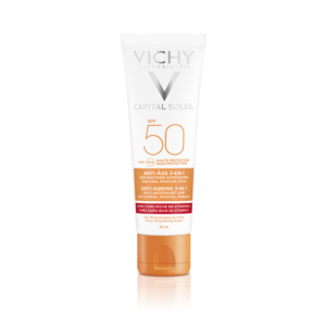 Vichy Capital Soleil Anti-Âge Soin Antioxydant 3-en-1 IP50 Tube 50ml
