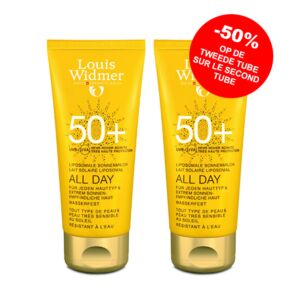 Louis Widmer Sun All Day 50+ Zonder Parfum Duo 2x100ml