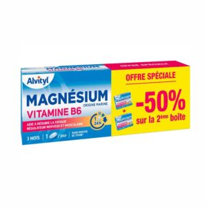 Alvityl Magnésium Vitamine B6 45 Comprimés PROMO 2ème -50%