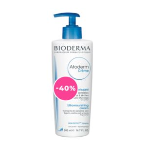 Bioderma Atoderm Crème Ultra-Nourrissant Flacon Pompe 500ml PROMO -40%