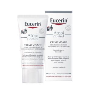 Eucerin AtopiControl Crème Calmante Visage Peau Sèche & Atopique Tube 50ml