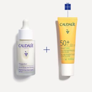 Caudalie Vinoperfect Kit d'Avantages Anti-Tâches Sérum 30ml + Vinosun Protect IP50+ Fluide 20ml