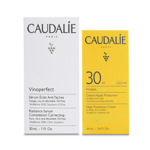 Caudalie Vinoperfect Set Sérum Anti-Taches 30ml + Crème Solaire IP50 25ml