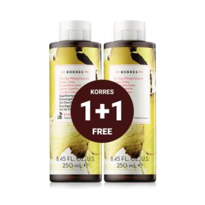 Korres Douchegel Gember/ Limoen Promo 1+1 GRATIS (2x250ml)