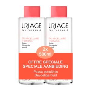 Uriage Micellair Water - Gevoelige Huid 500ml Promo 1+1 GRATIS