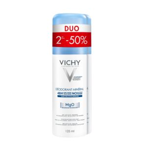 Vichy Deodorant Spray Mineraal 48u Promo Duo 2e -50% 2x125ml