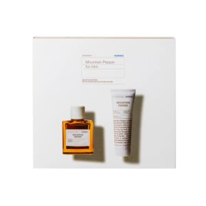 Korres Set Mountain Pepper Voor Hem: Eau De Toilette 50ml + Aftershave Balsem 125ml
