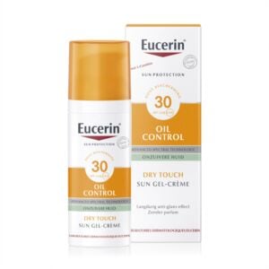 Eucerin Sun Oil Control Gel-Crème Toucher Sec Visage IP30 Flacon Airless 50ml