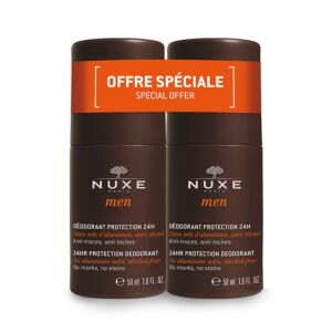 Nuxe Men Déodorant Protection 24h Roll-On Duo Pack PROMO 2x50ml