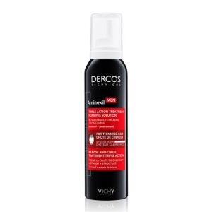 Vichy Dercos Aminexil Chute de Cheveux Mousse Traitement Triple Action Hommes Spray 150ml