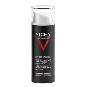 Vichy Homme Hydra Mag C+ Soin Hydratant Anti-Fatigue Visage & Yeux Flacon Airless 50ml