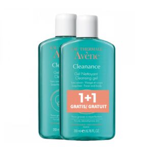 Avène Cleanance Gel Nettoyant Flacon 200ml PROMO 1+1 GRATUIT