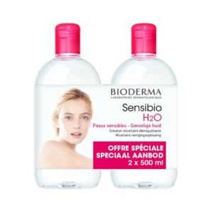Bioderma Sensibio H2O Micellaire Oplossing 2x500ml
